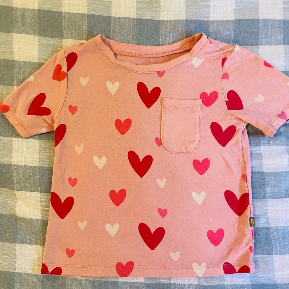 Kyte Baby Valentine Shirt 2T Girl